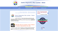 Desktop Screenshot of luscher-psicosomatica.it