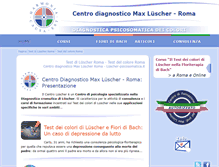 Tablet Screenshot of luscher-psicosomatica.it